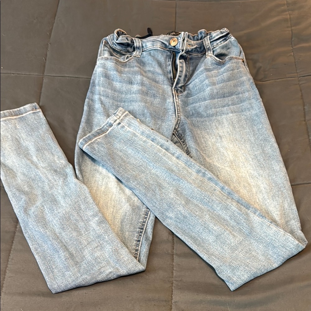 Imperial Star Stylish Blue Distressed Girls  Jeans